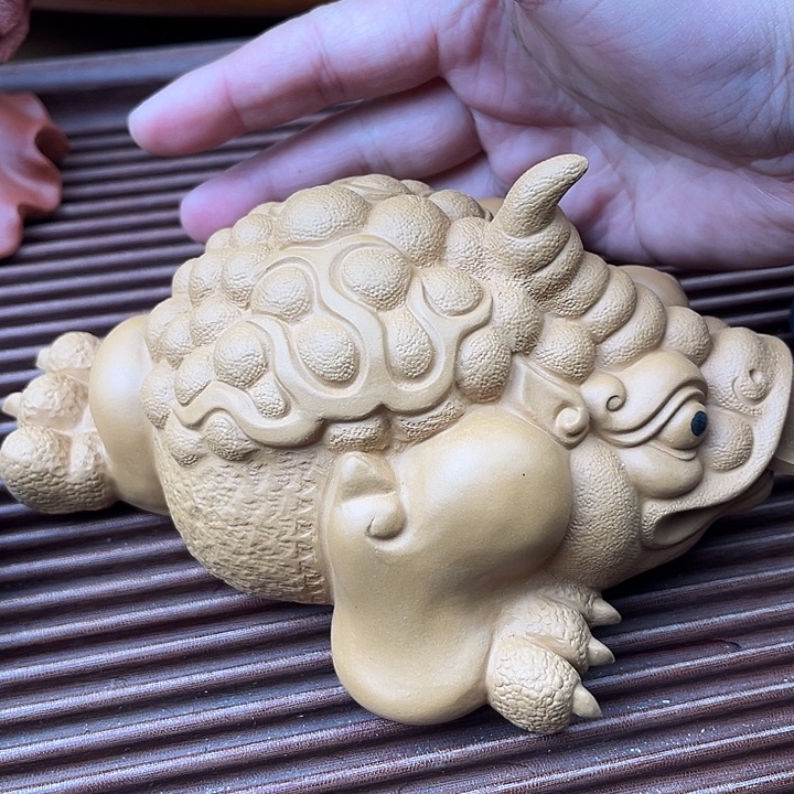 紫砂茶宠紫砂金蟾