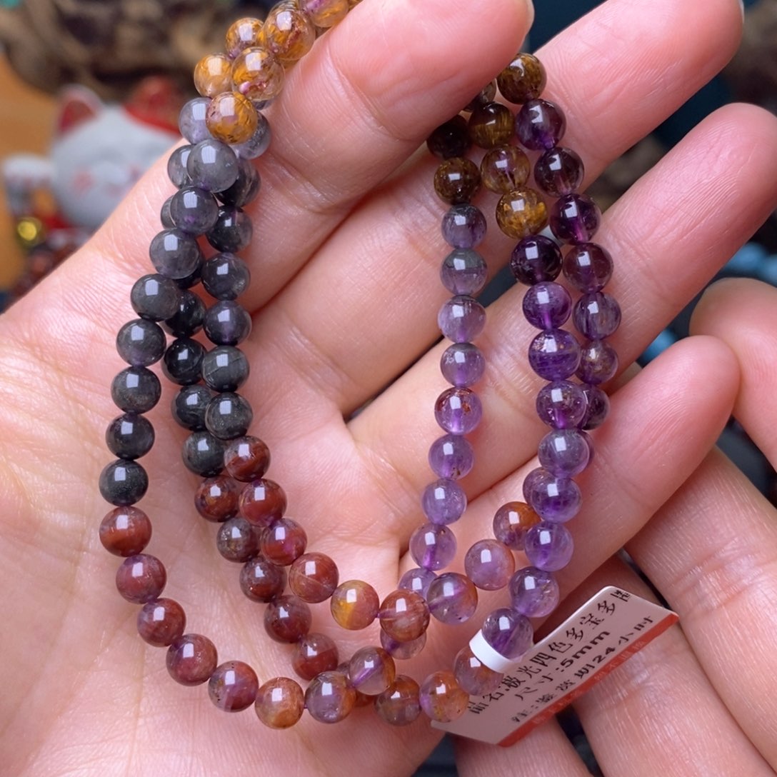 水晶A010极光多宝多圈5m未镶嵌