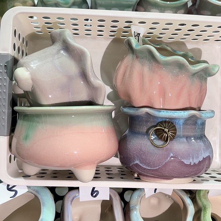 红陶量货｜口高深浅搭配发4