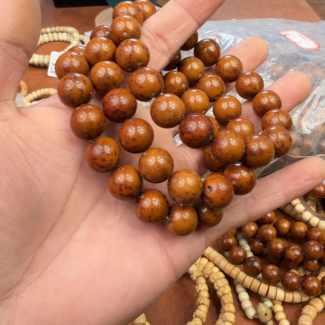 手串菩提根/象牙果紫金鼠圆珠
