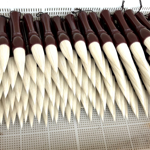 【知秋】出锋7.0口径2.0细光锋羊毫大提斗对联斗方榜书国画大字书法