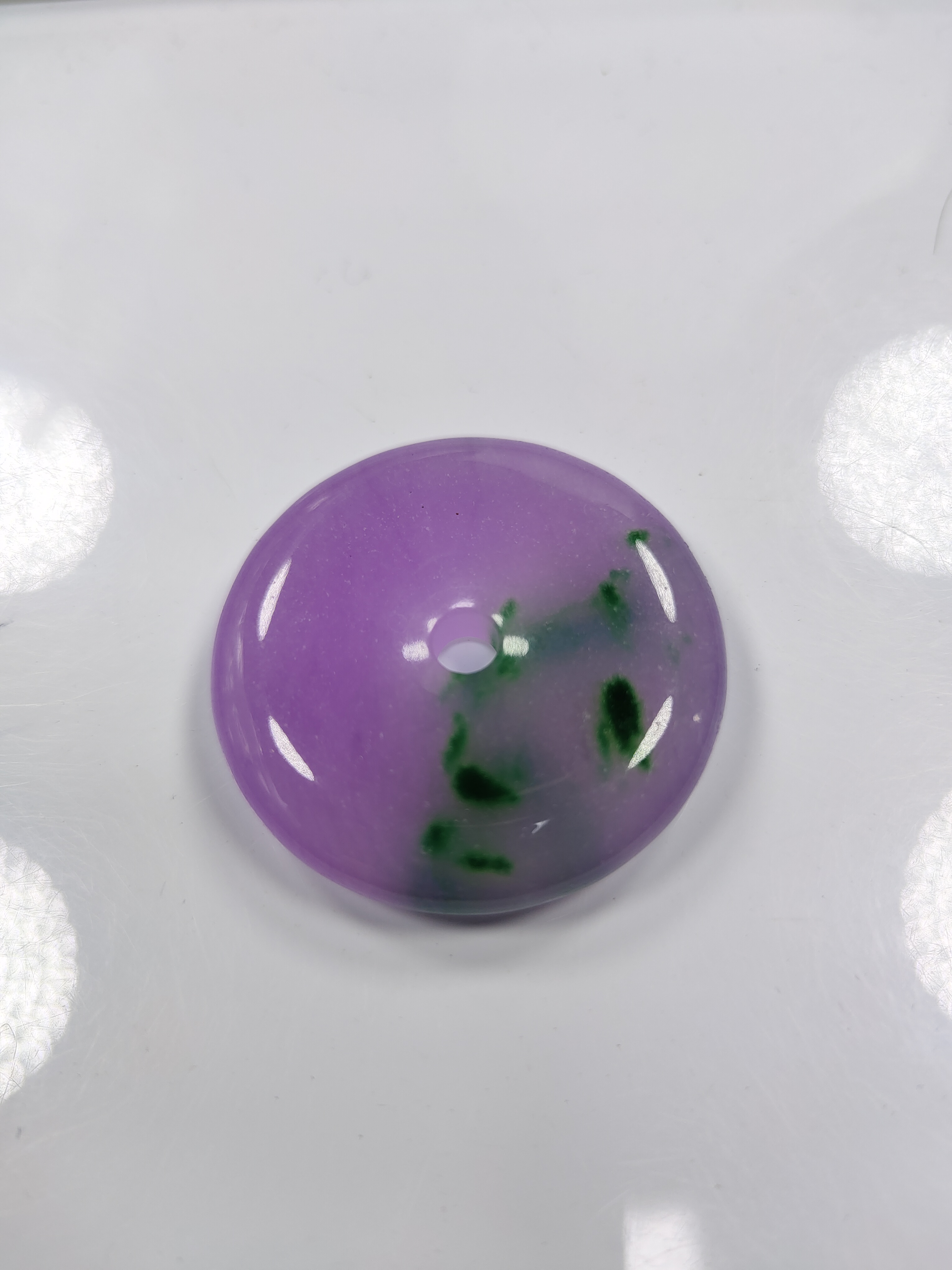 紫平安扣吊坠发一个WL03