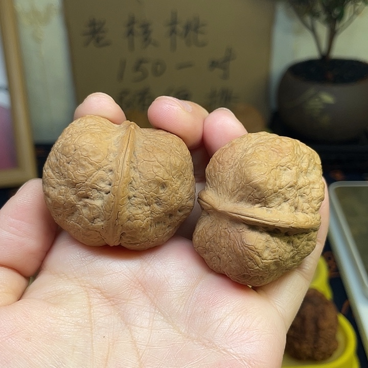 文玩核桃把件20、老树方尊44