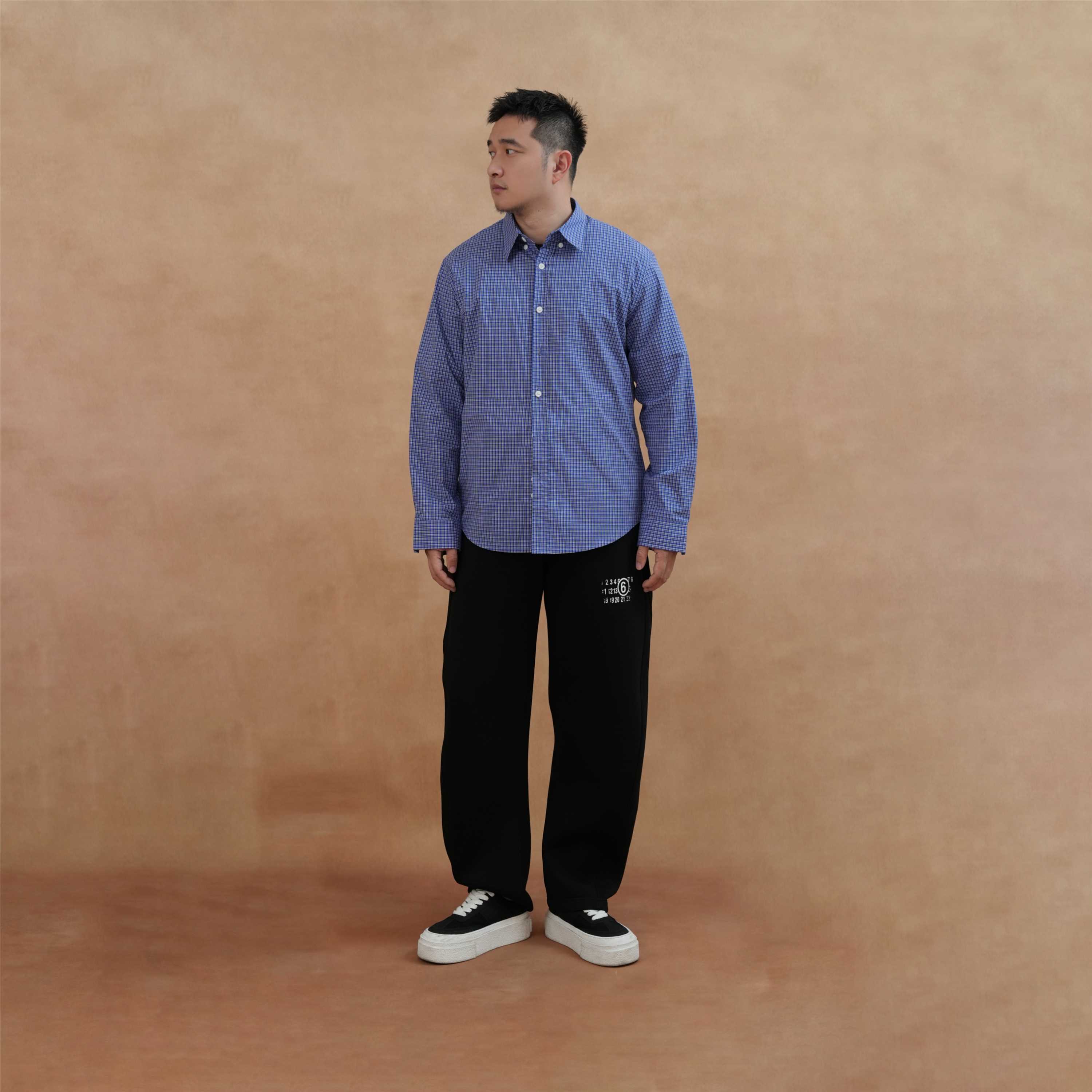 马丁叔叔PRO线 25新款上新帅气潮流百搭格纹衬衫 105