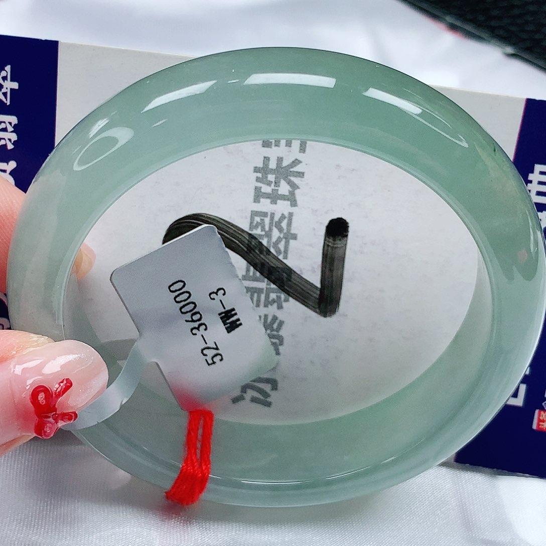 翡翠手镯未镶嵌天然缅甸a货翡翠