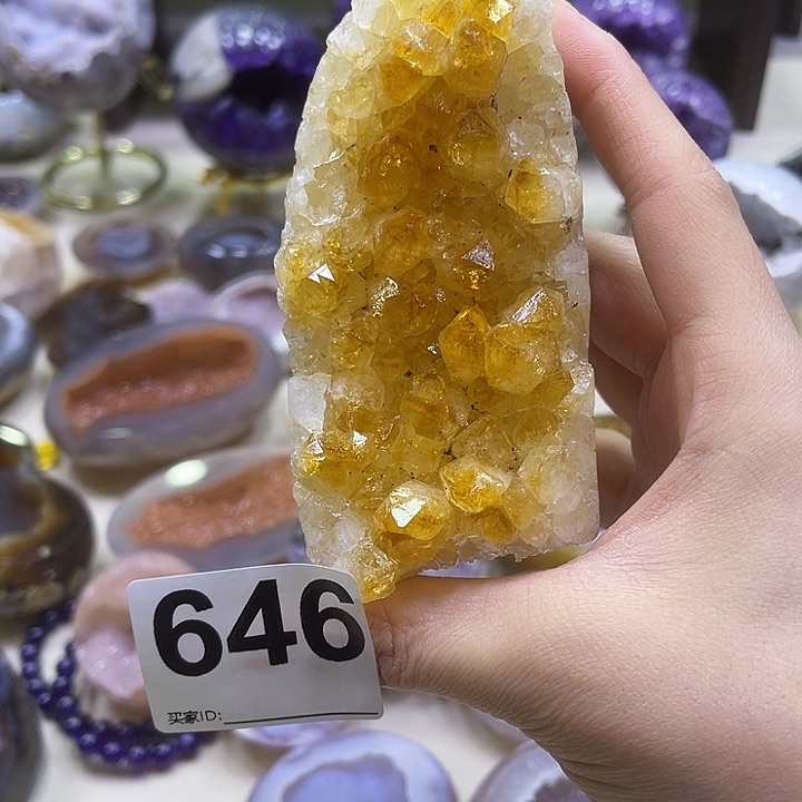 紫晶摆件未镶嵌摆件646