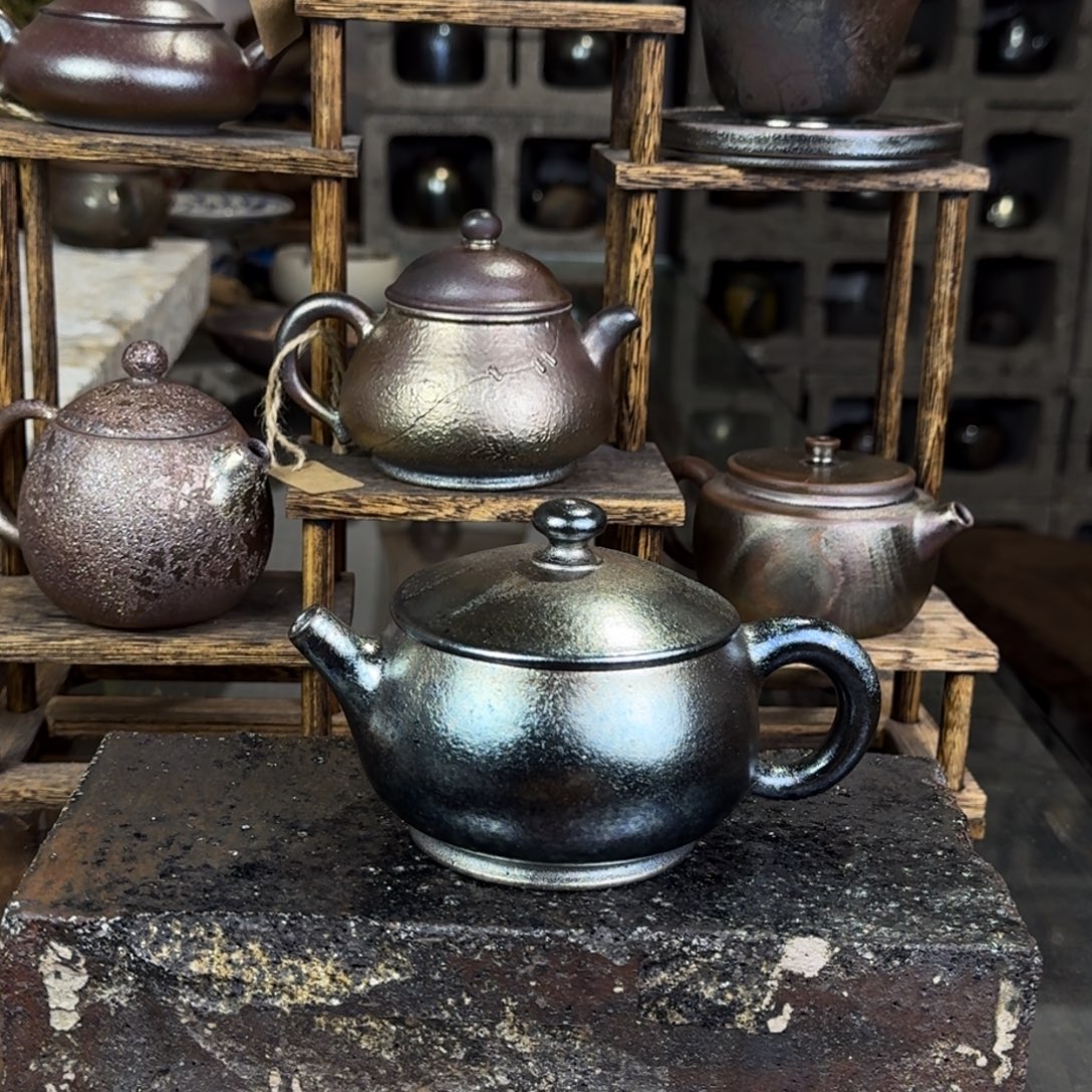 建水紫陶紫泥柴烧茶具微瑕孤品