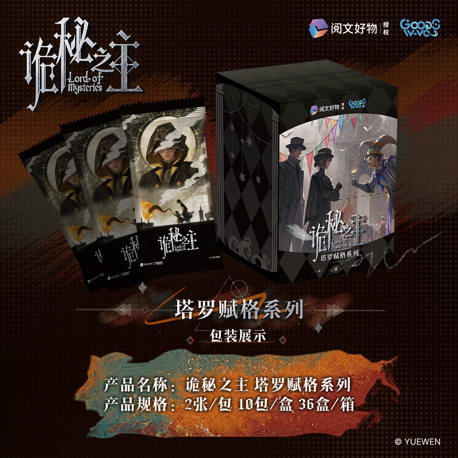【浮浮推推】诡秘之主x塔罗赋格系列书签卡牌盲盒