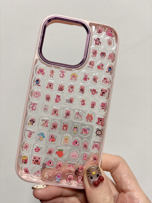 iPhone16pro草莓熊loopy片片 默认有瑕