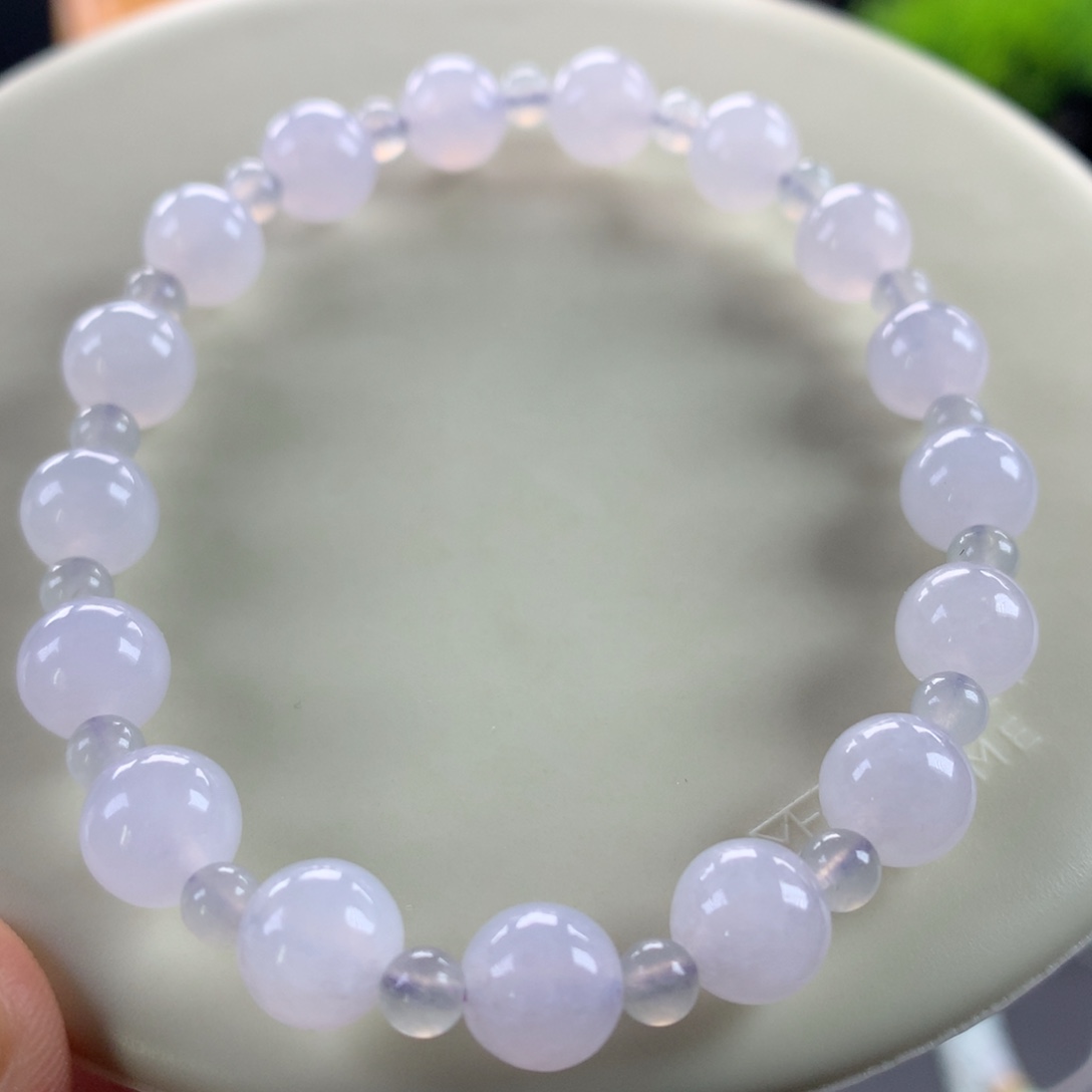 翡翠未镶嵌手链卡3.6～7