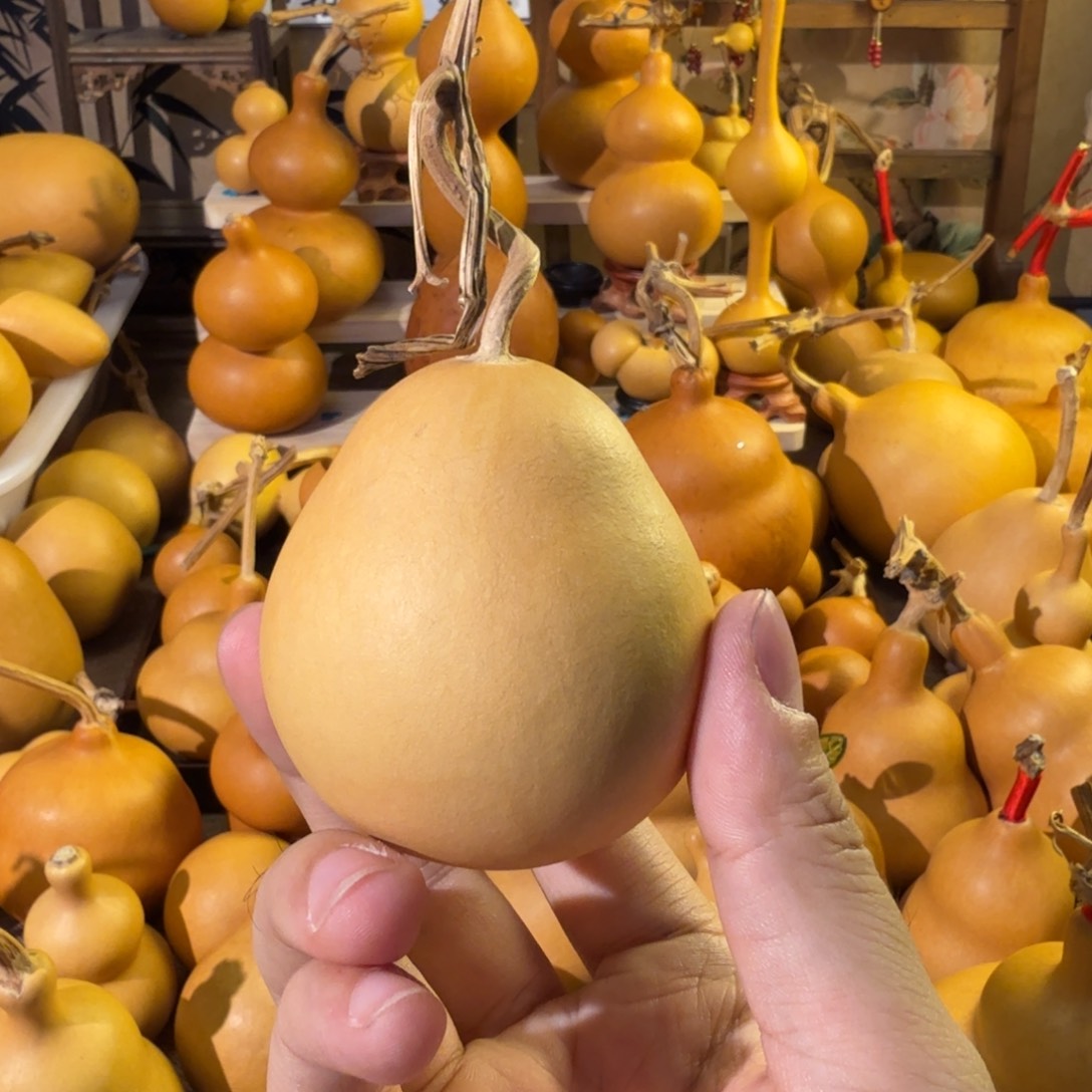 蛋***嫲天然葫芦手把摆件