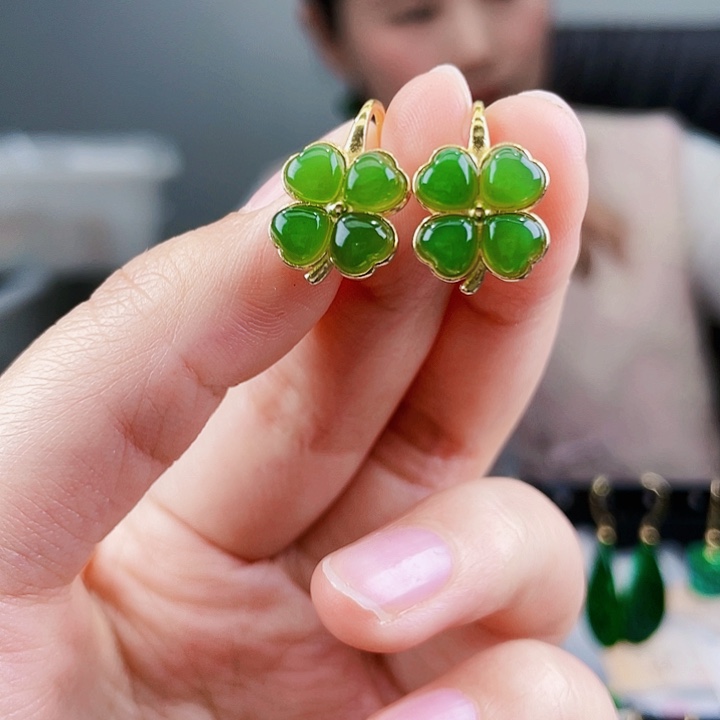 和田玉珠宝奇石银S925镶嵌