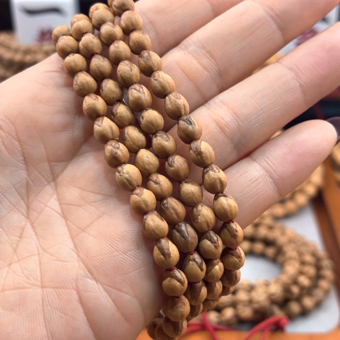 柏香籽/百香籽吊坠原桩金豆