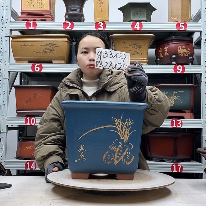 紫砂花盆紫砂花盆