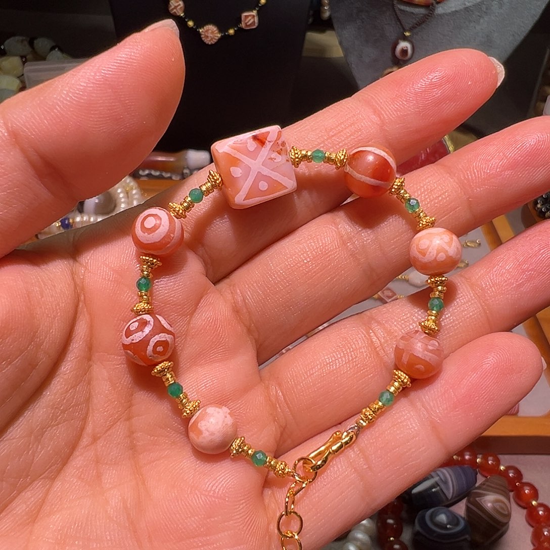 玛瑙/玉髓未镶嵌手链