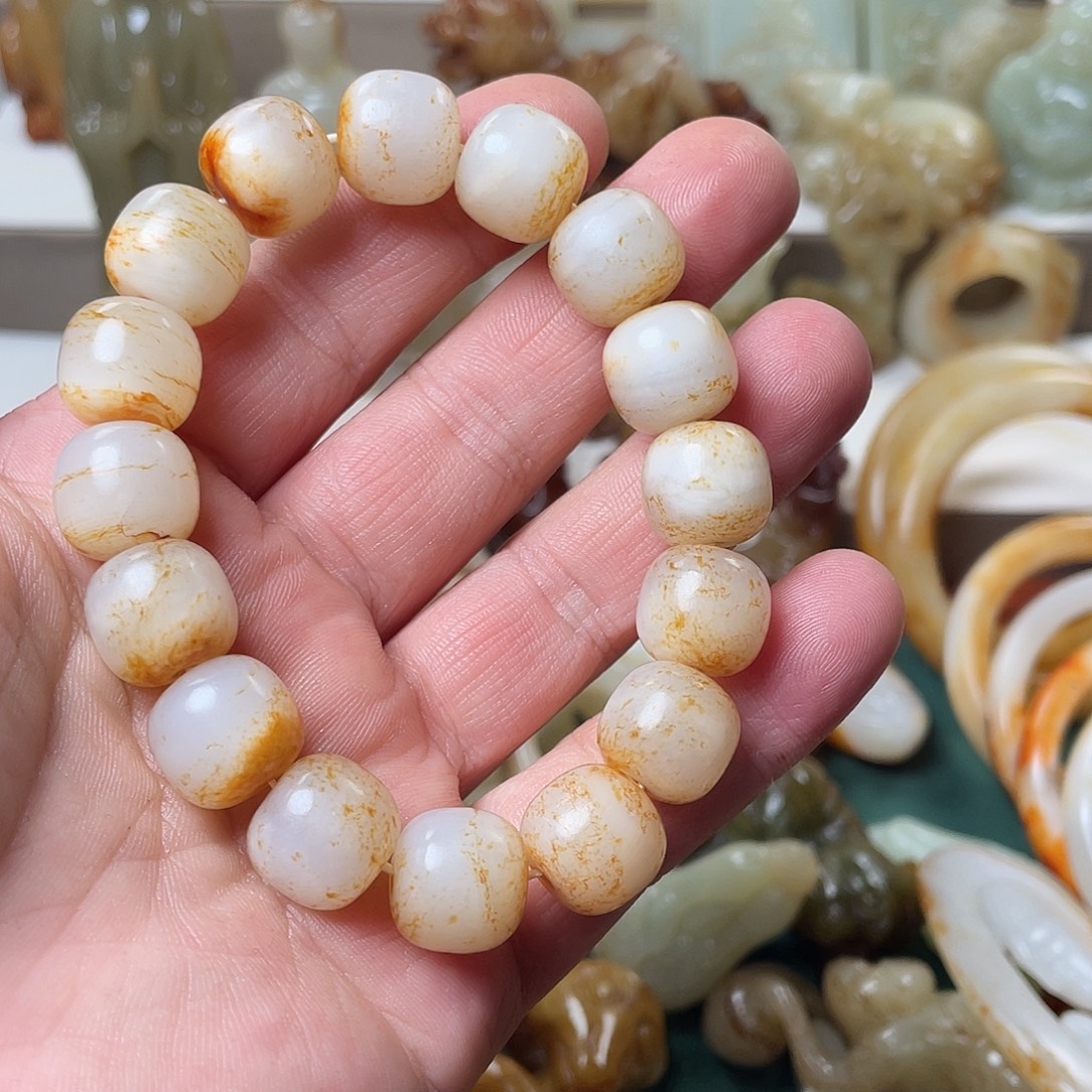 -***-和田玉未镶嵌颈饰