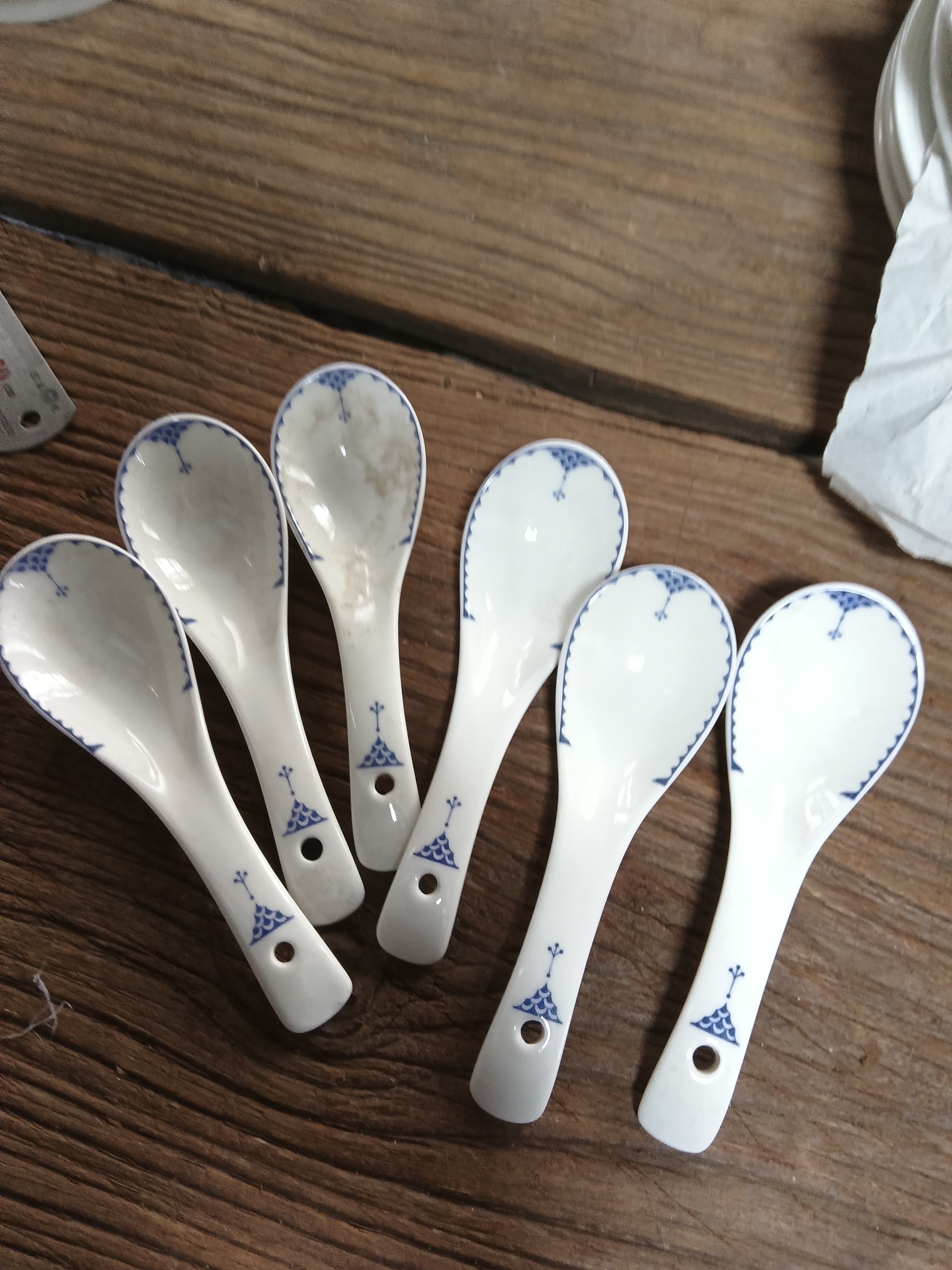 国营尾货唐草小勺六个