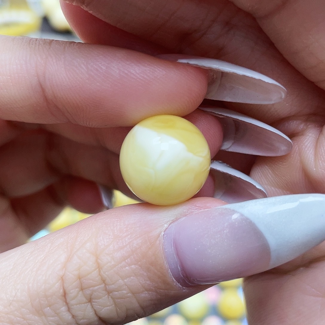 琥珀珠宝奇石未镶嵌15.3mm