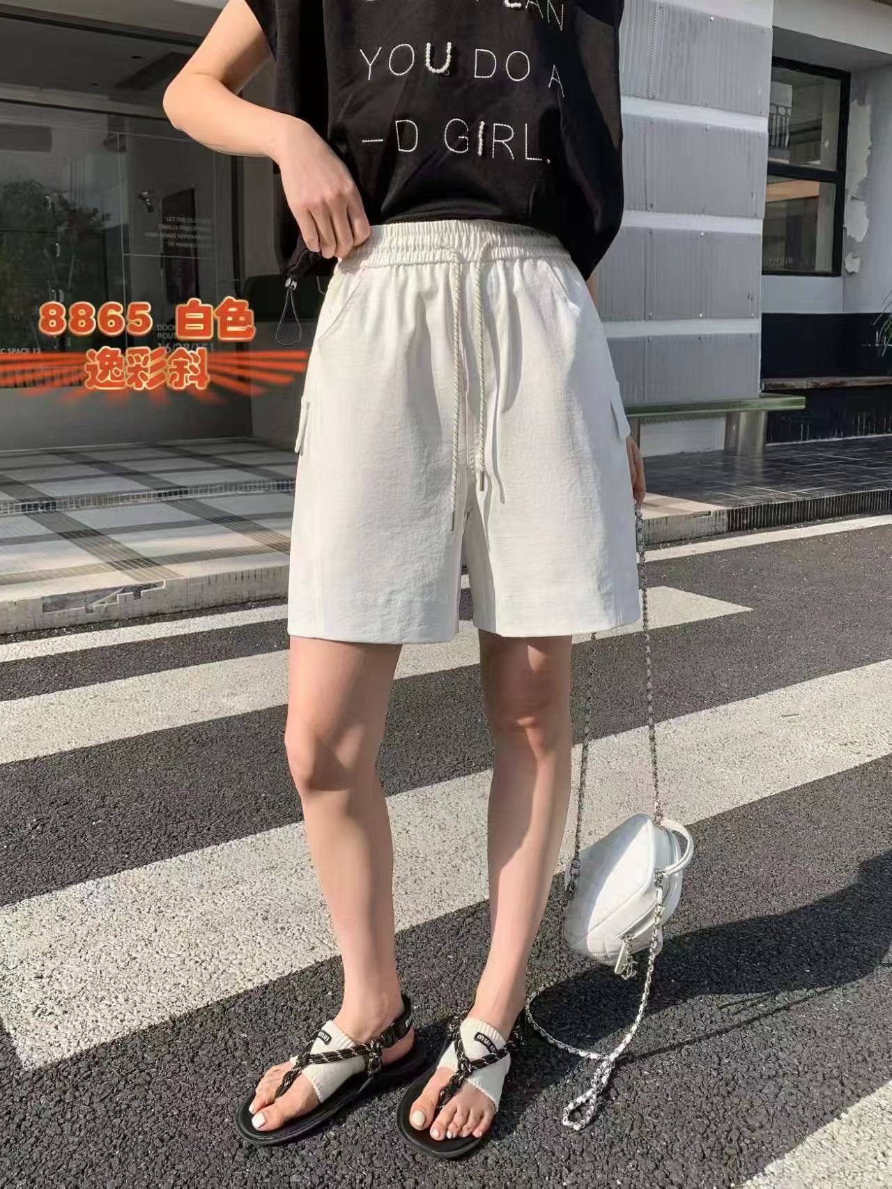 夏季新款五分休闲工装短裤8865
