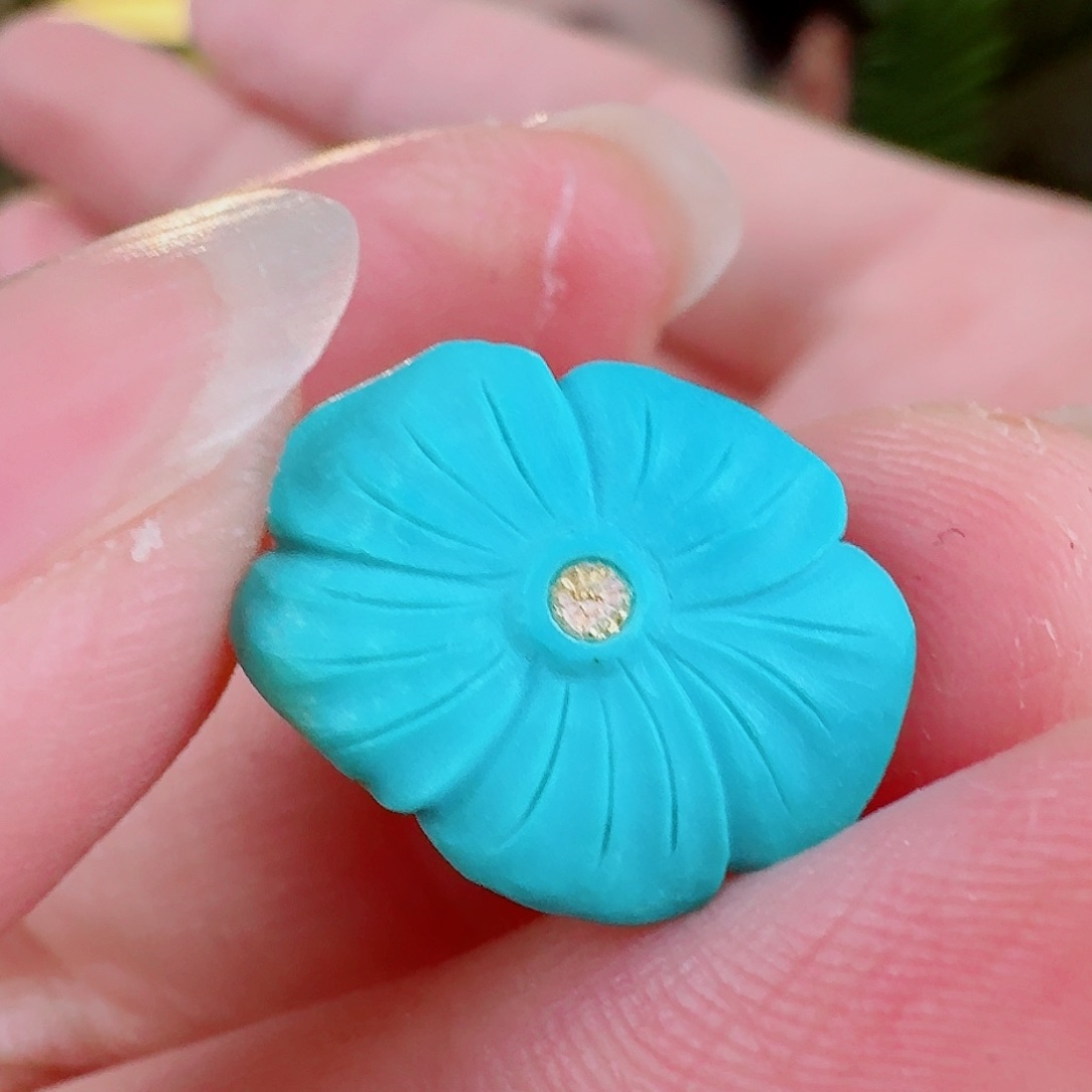 绿松石珠宝奇石未镶嵌