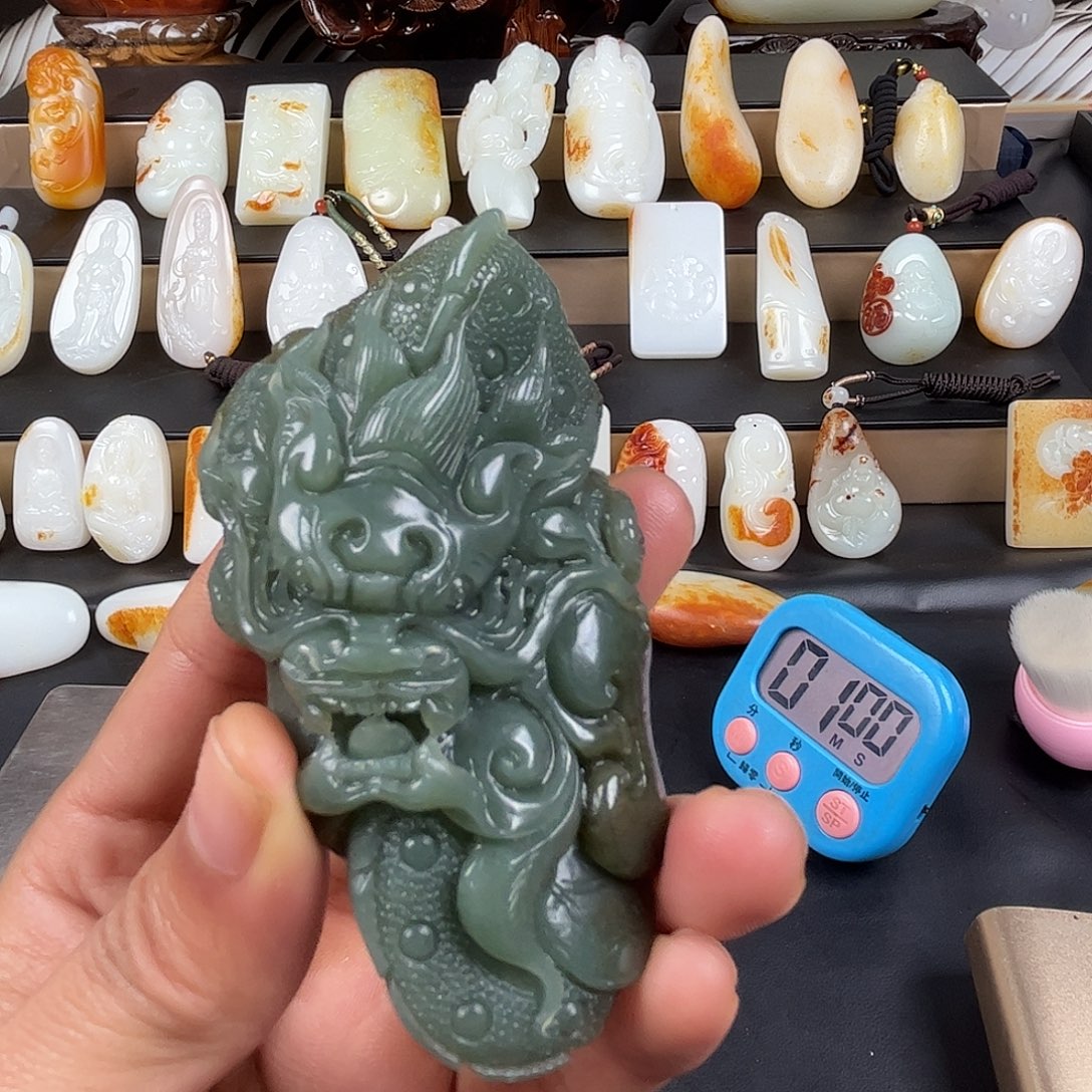 游***游定制手把件龙头一件