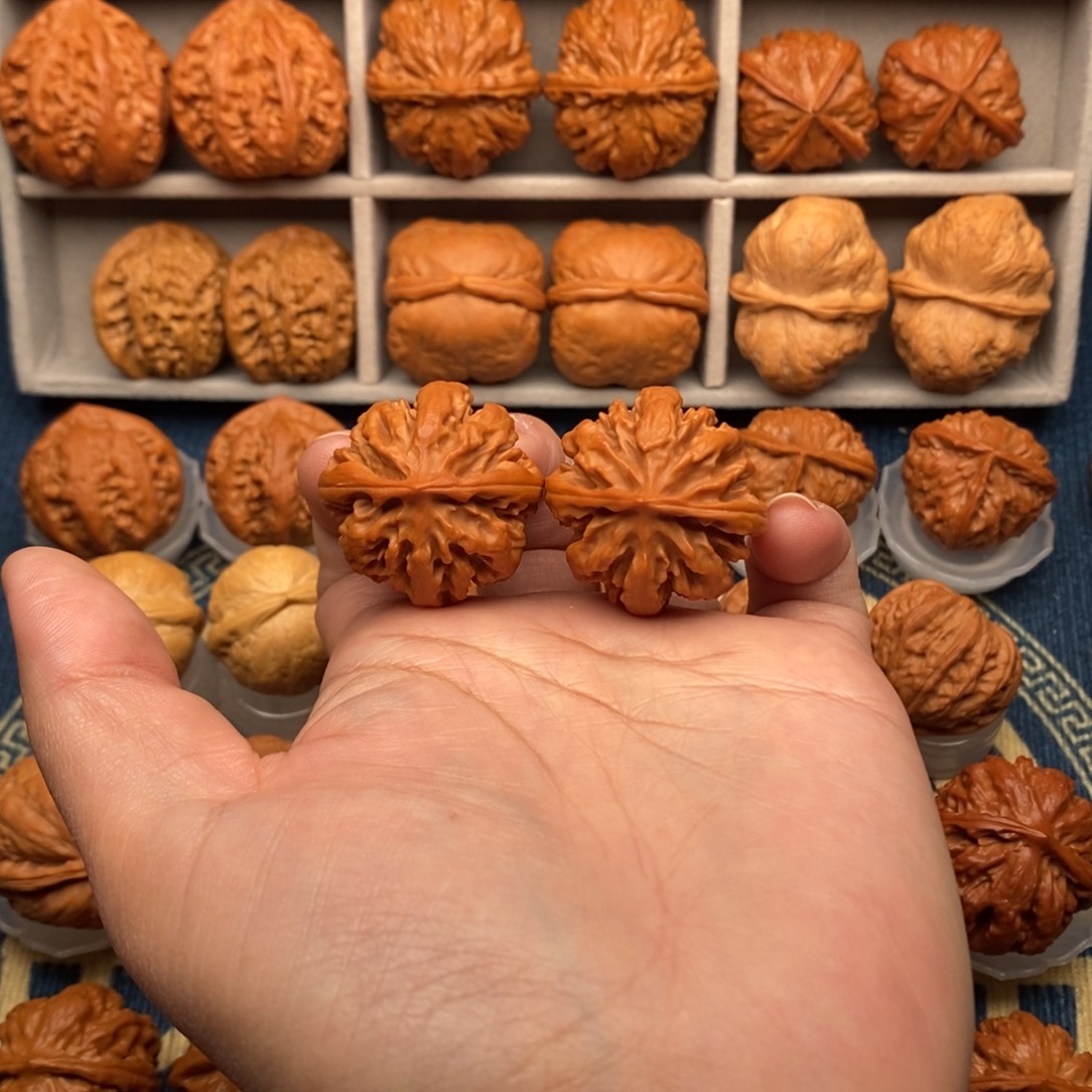 微***点把件文玩核桃龙头