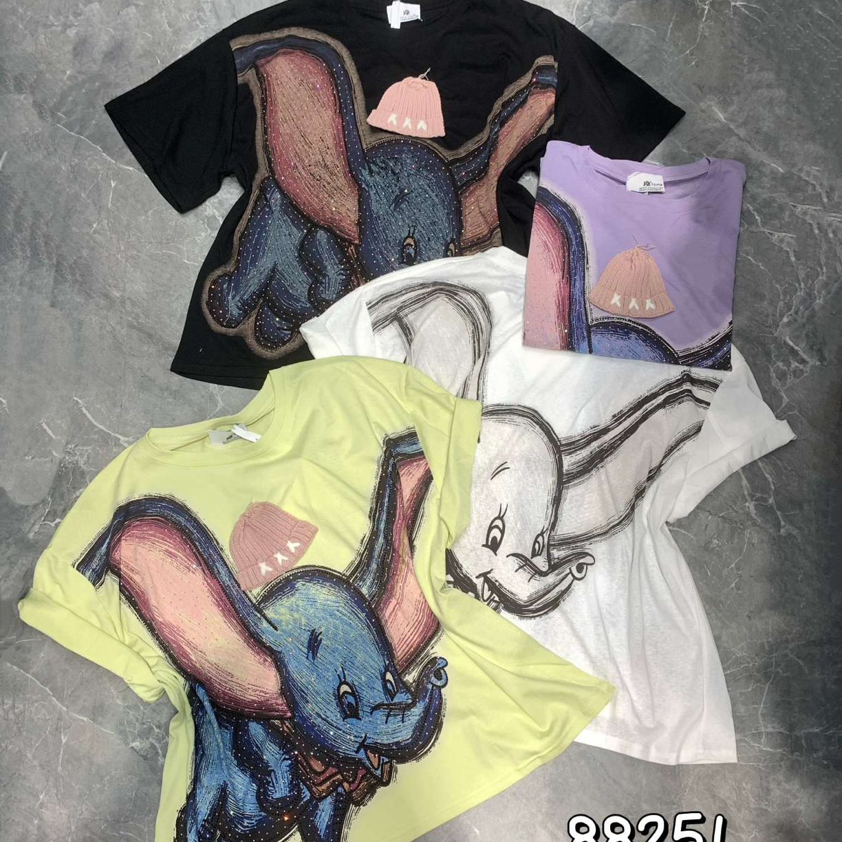 重工小飞象88251宽松短肥减龄短袖T恤上衣女款女夏季小众休闲百搭