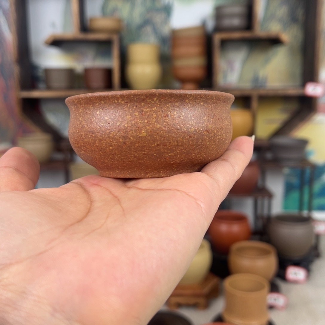 紫砂茶杯拙器甄选，纯原本矿。