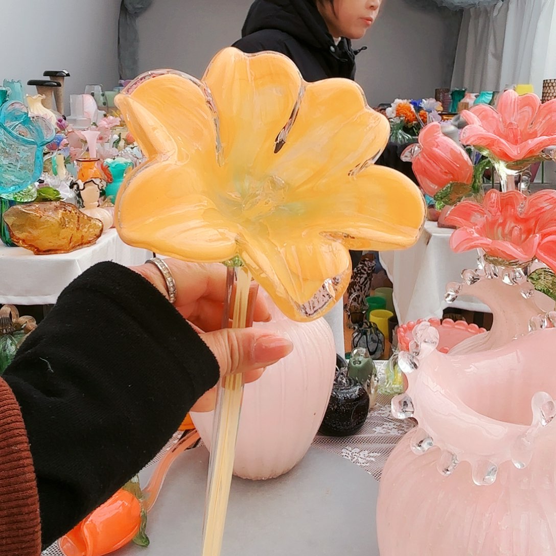 福利不退不换琉璃花瓶艺术品