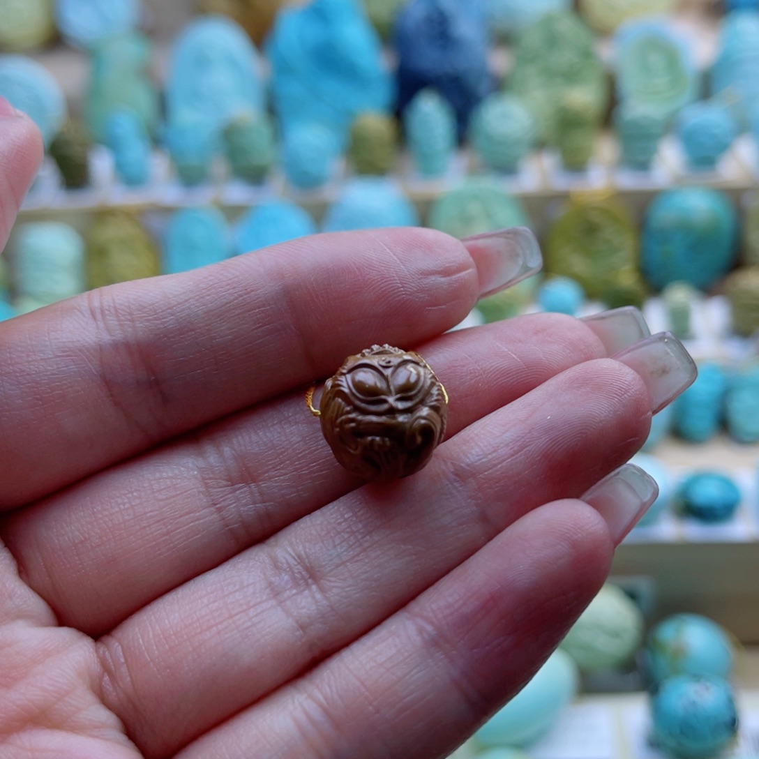 绿松石未镶嵌珠宝奇石13mm