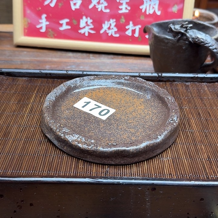 纯手工制作粗陶茶具