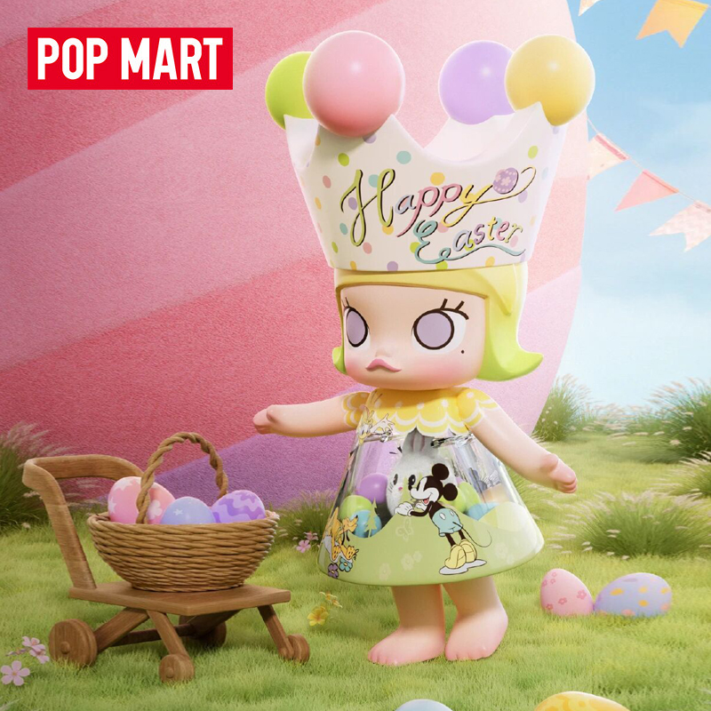 POP MART/泡泡玛特MEGA ROYAL MOLLY 400%米奇家族复活节公主摆件