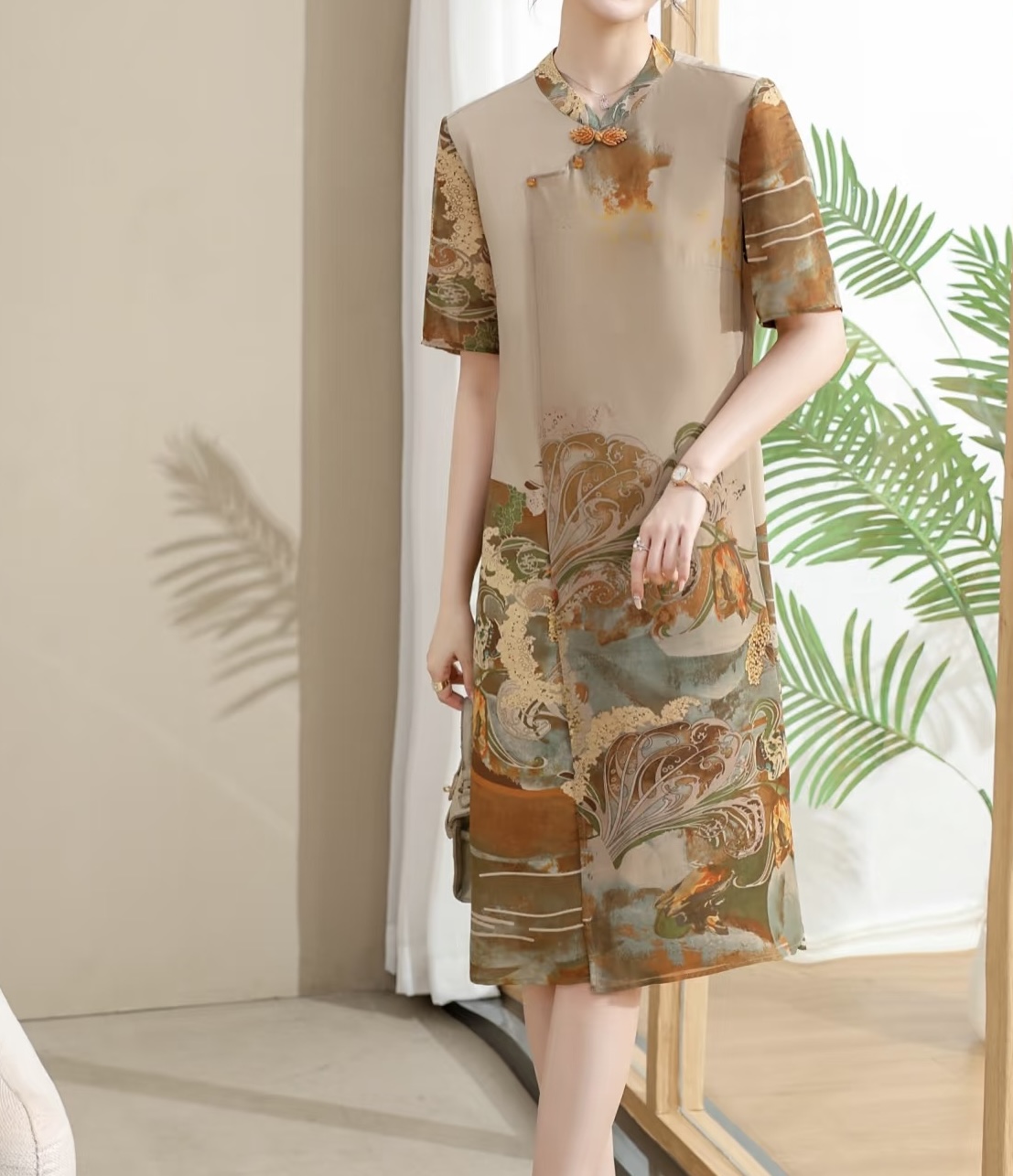 【901-1000】夏季休闲显瘦遮肉百搭时尚连衣裙