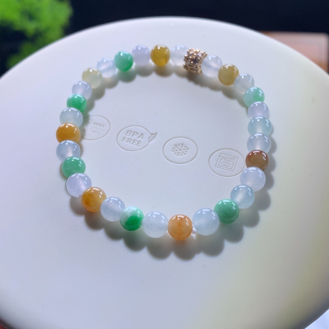 翡翠未镶嵌手链卡6