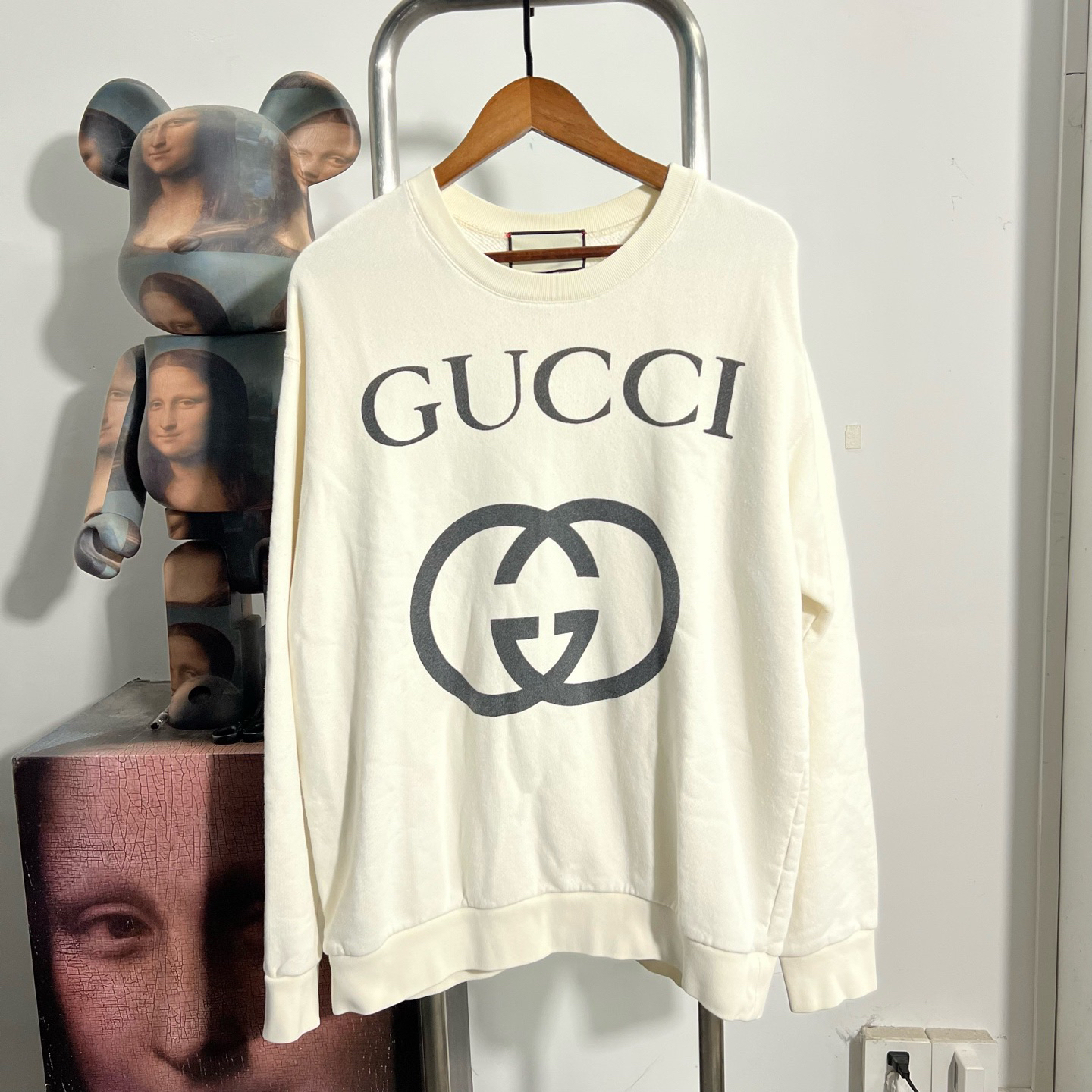 99新 GUCCI/古驰 双Glogo卫衣 尺码：M 衣长72 胸围62