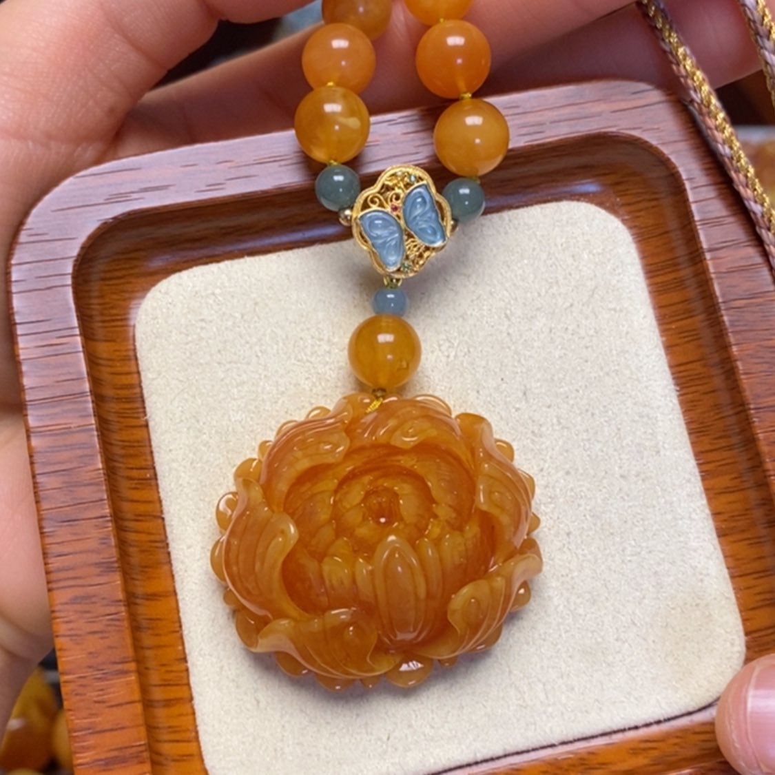 【闪购商品】蜜蜡颈饰未镶嵌项链