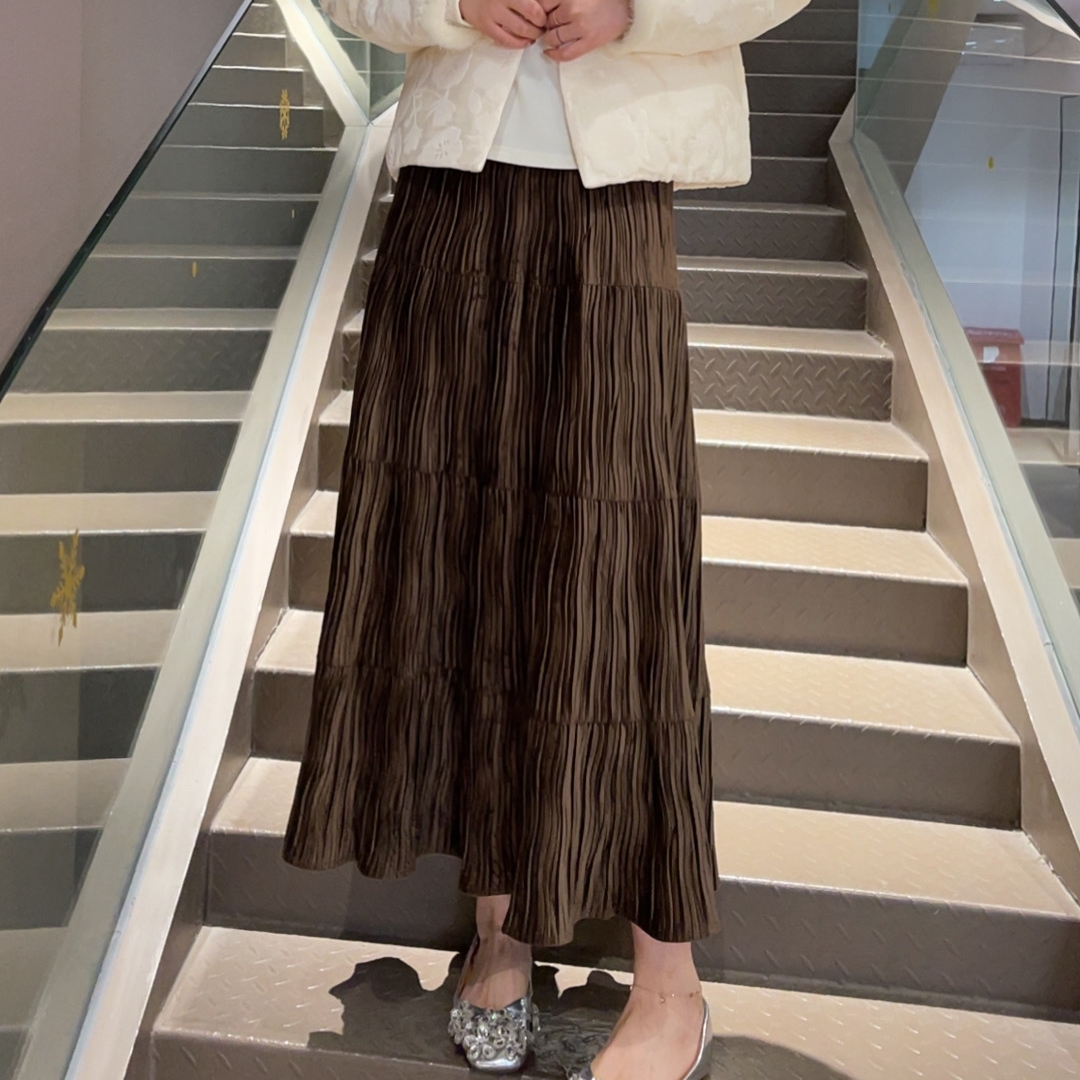 《珊珊定制》《巧克力恋人》时尚气质新中式国风日常女装半身裙2514