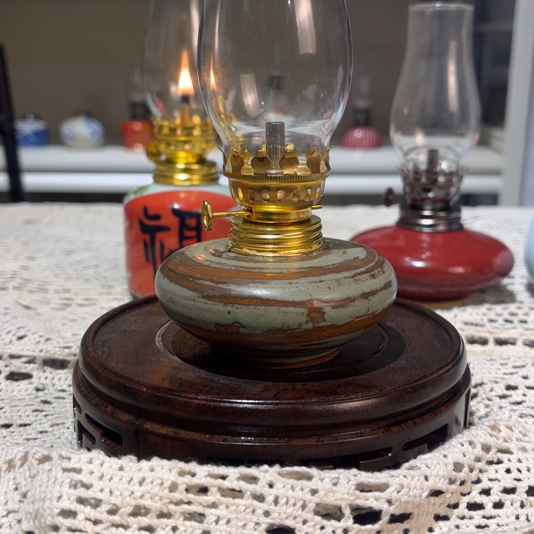 摆件景德镇陶瓷香薰灯