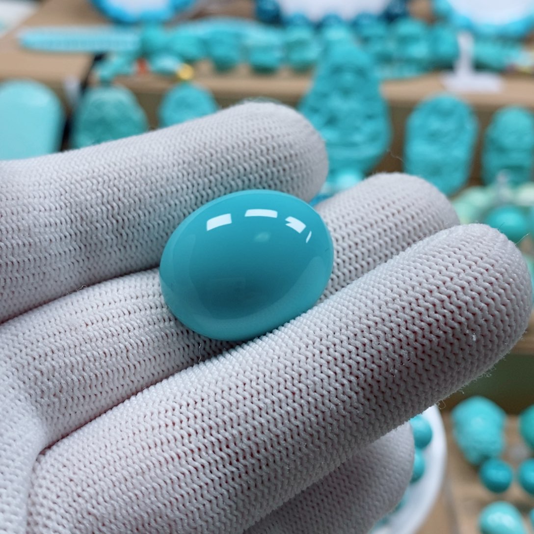 绿松石珠宝奇石未镶嵌五**月