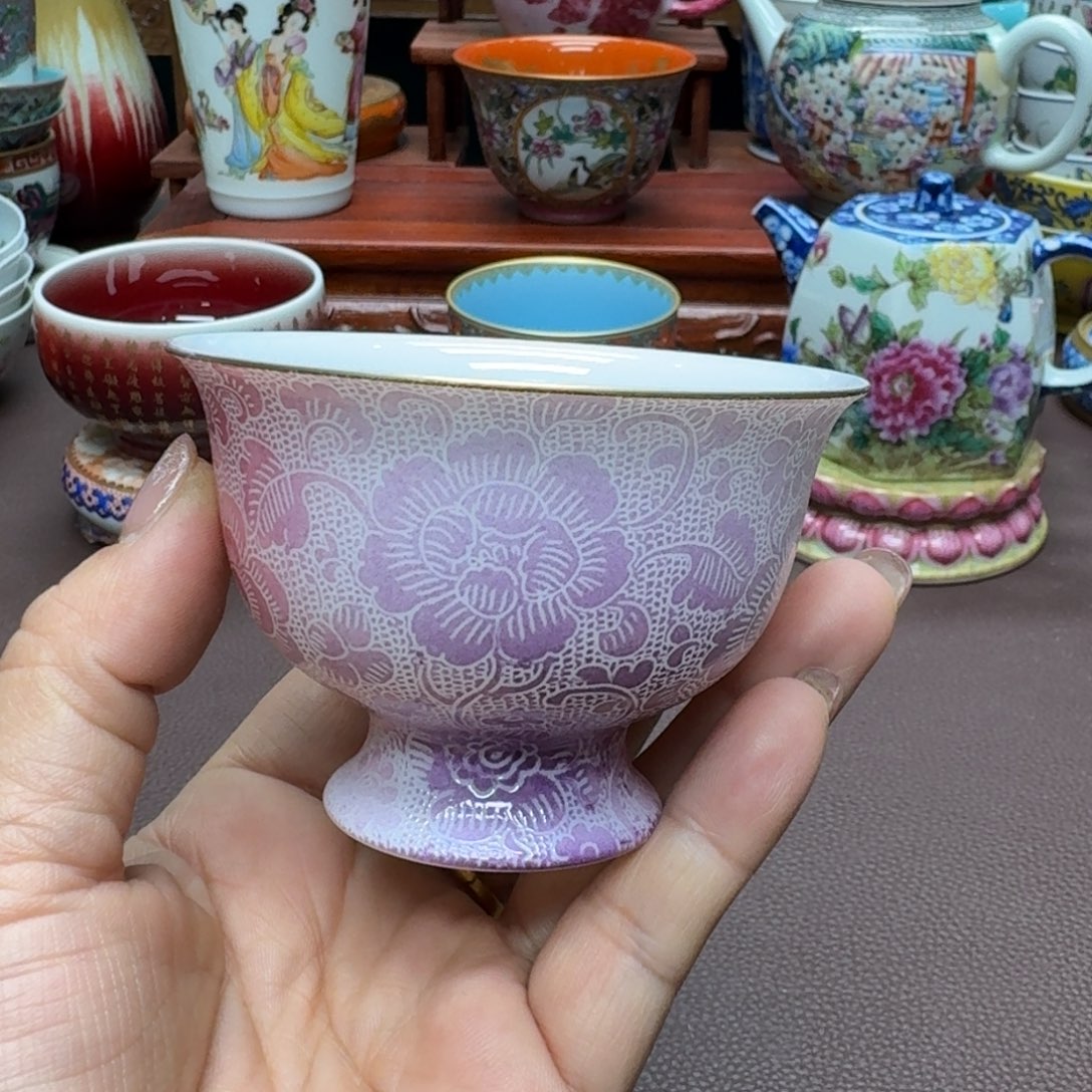 瓷片景德镇仿古手工制作精品展示