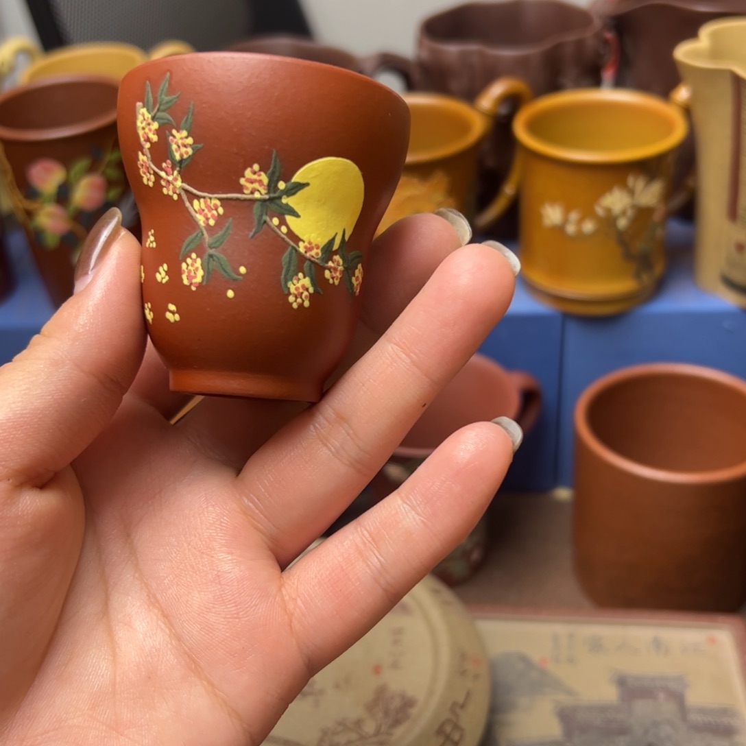 紫砂茶案紫砂主人杯150c c