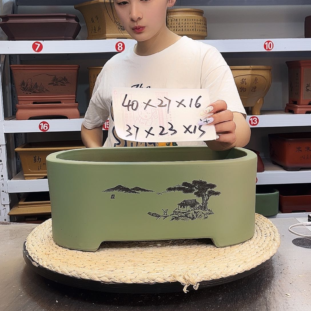 紫砂花盆紫砂花盆