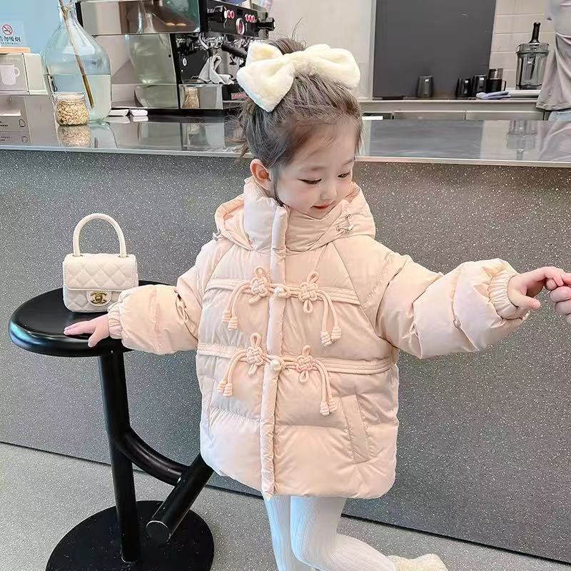 2025中国结女童加超柔大棉服