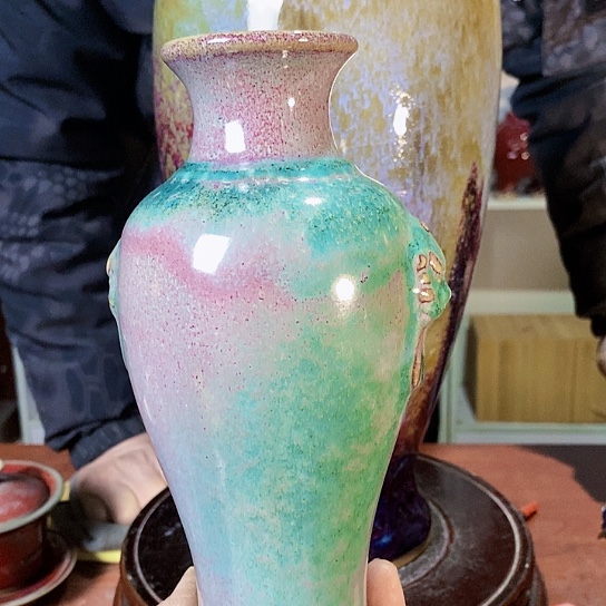 摆件尚峰钧窑作品新疆不包邮