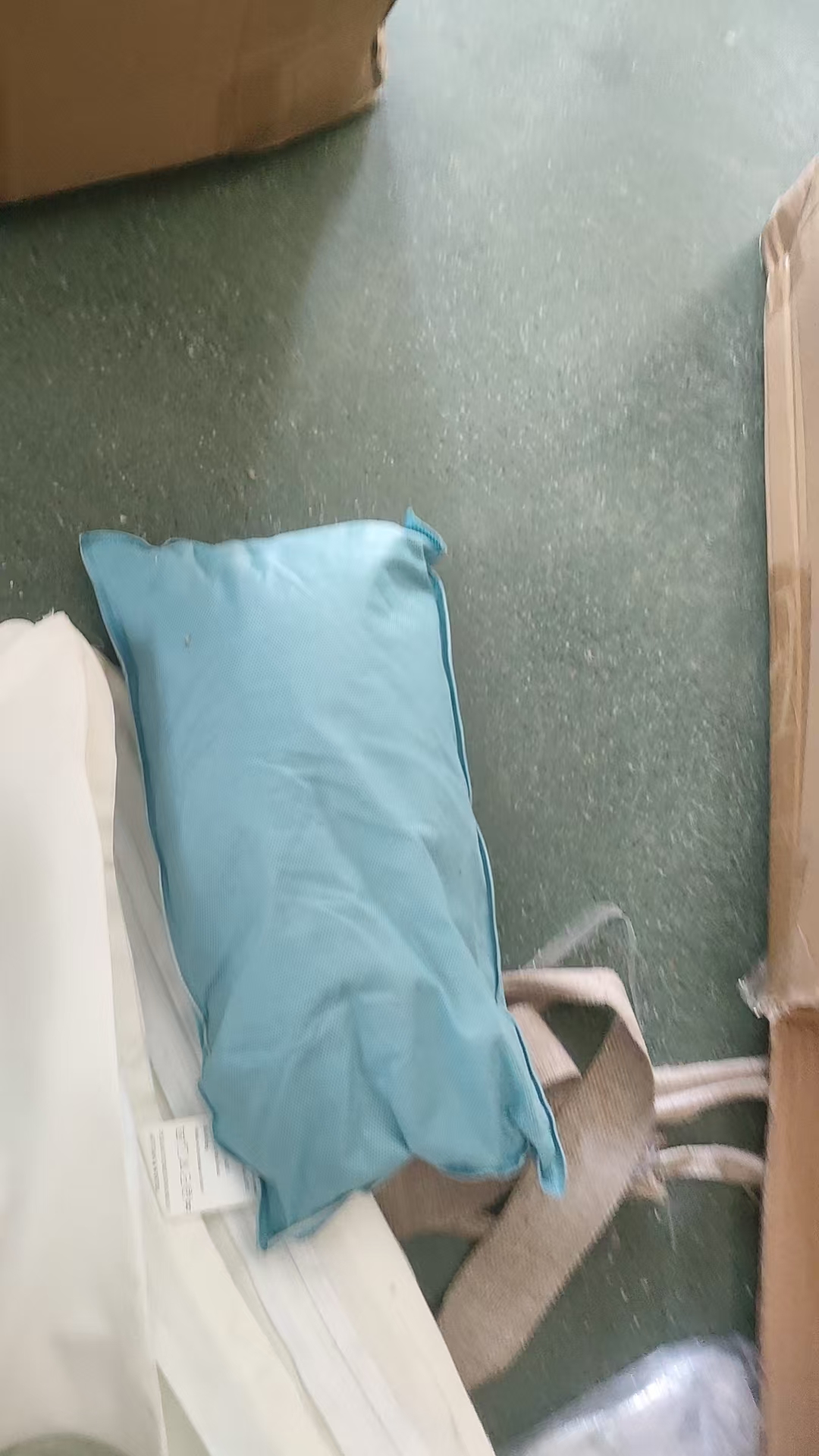 蓝色竹炭发1个枕芯