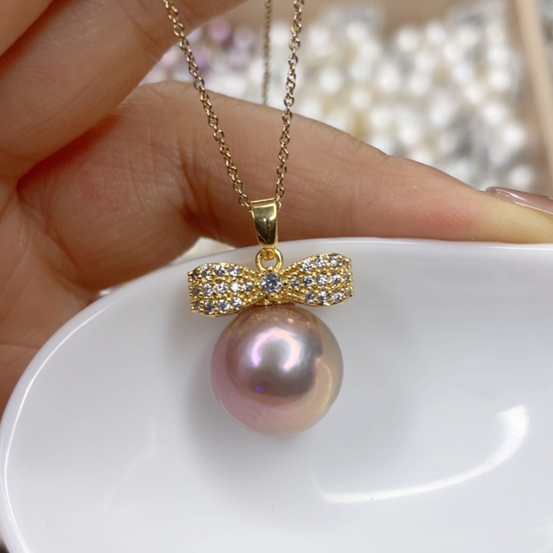 淡水珍珠未镶嵌吊坠(赠链)