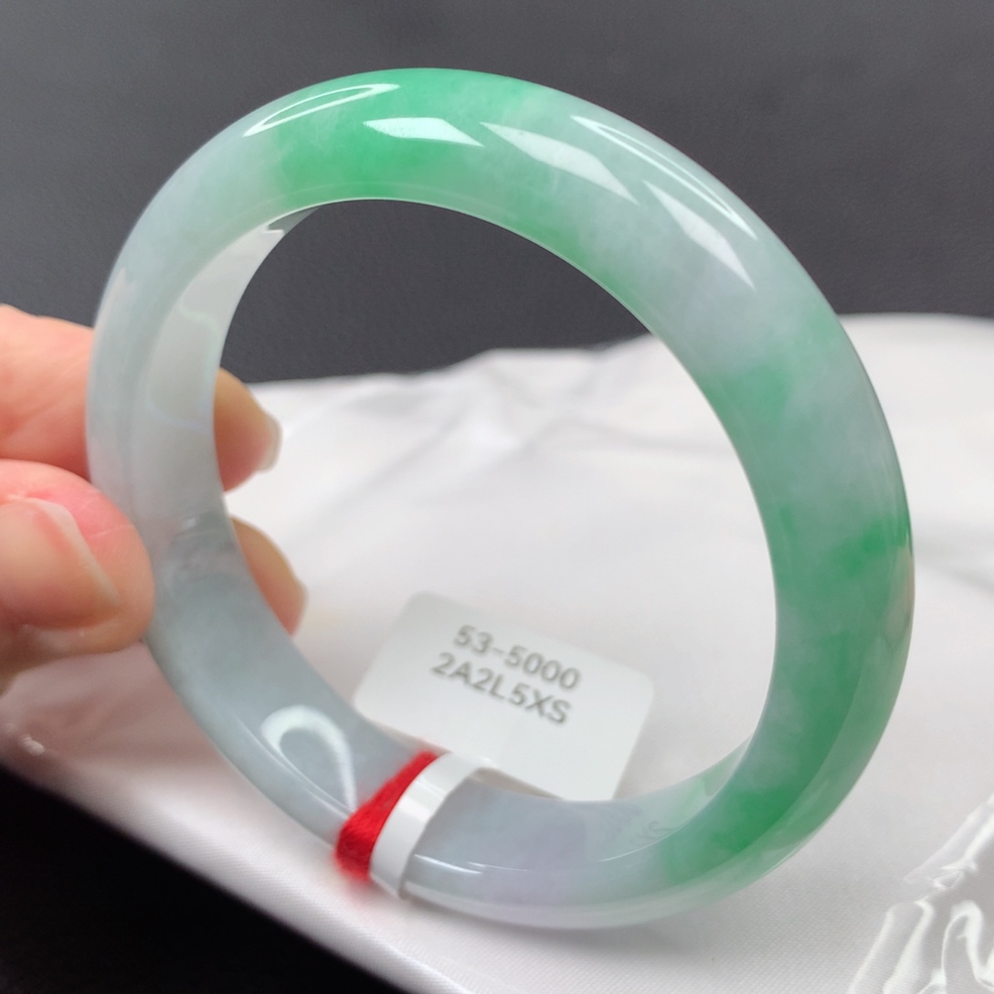 【闪购商品】翡翠手镯未镶嵌52号正圈