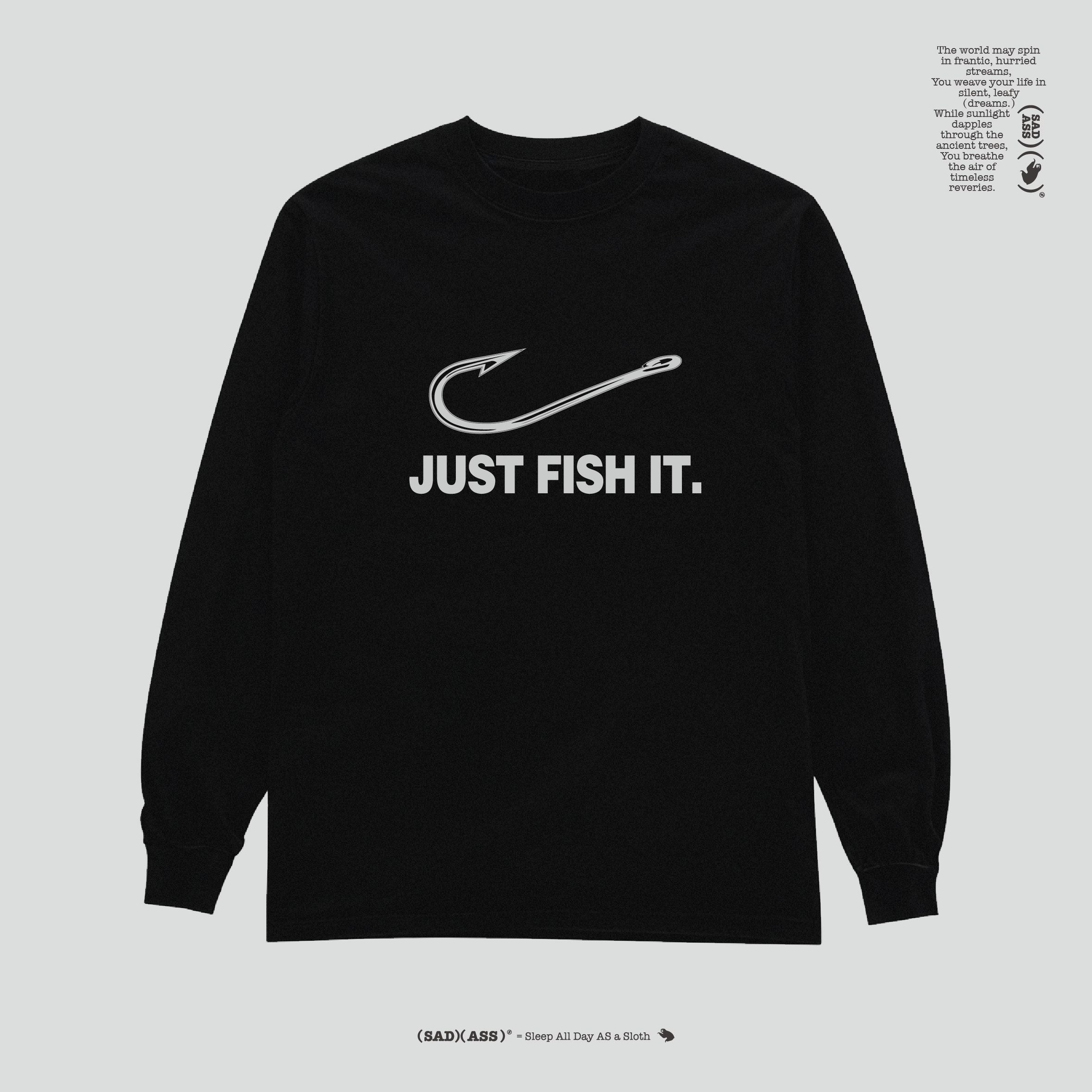 (sadass)·大钩·钓鱼佬长袖T恤·a58