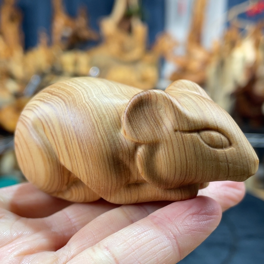 柏木（崖柏）手把件