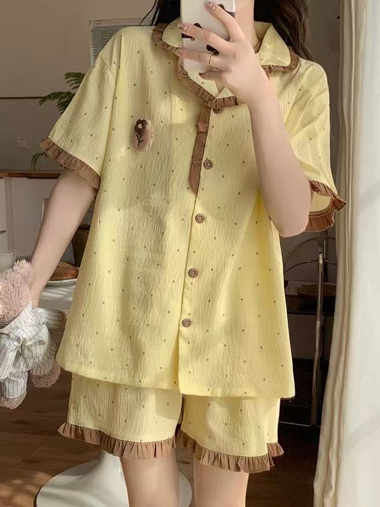 睡衣女夏季（随机发一件衣服，裤子，袜子，裙子不支持指定）